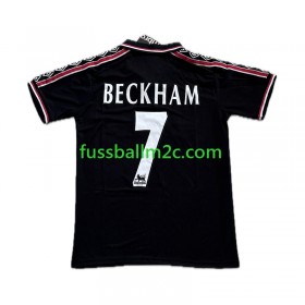 Fußballtrikots Manchester United Beckham 7 Retro Ausweich Trikotsatz 1998-1999